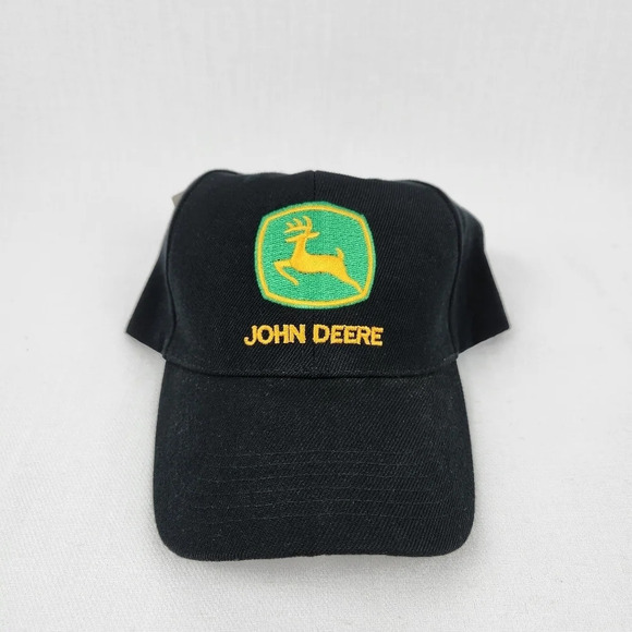 John Deere Logo Curved Bill Adjustable Hat - Picture 3 of 9